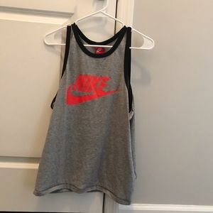 Nike Logo Grey Tank